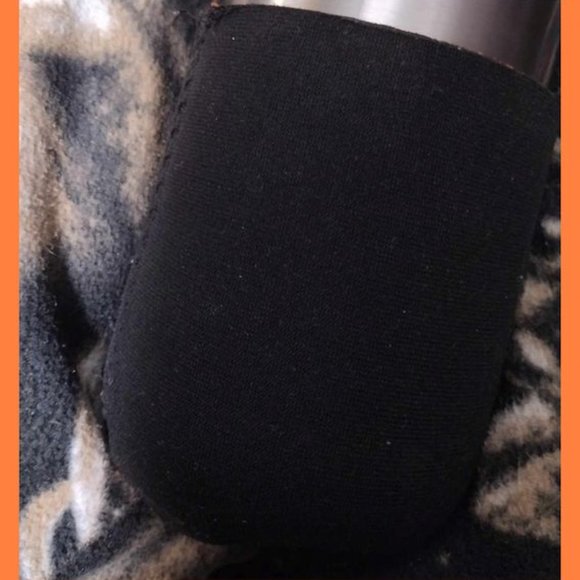 American Tailgater Reversible Orange / Black Magnetic Drink Koozie - Picture 4 of 4